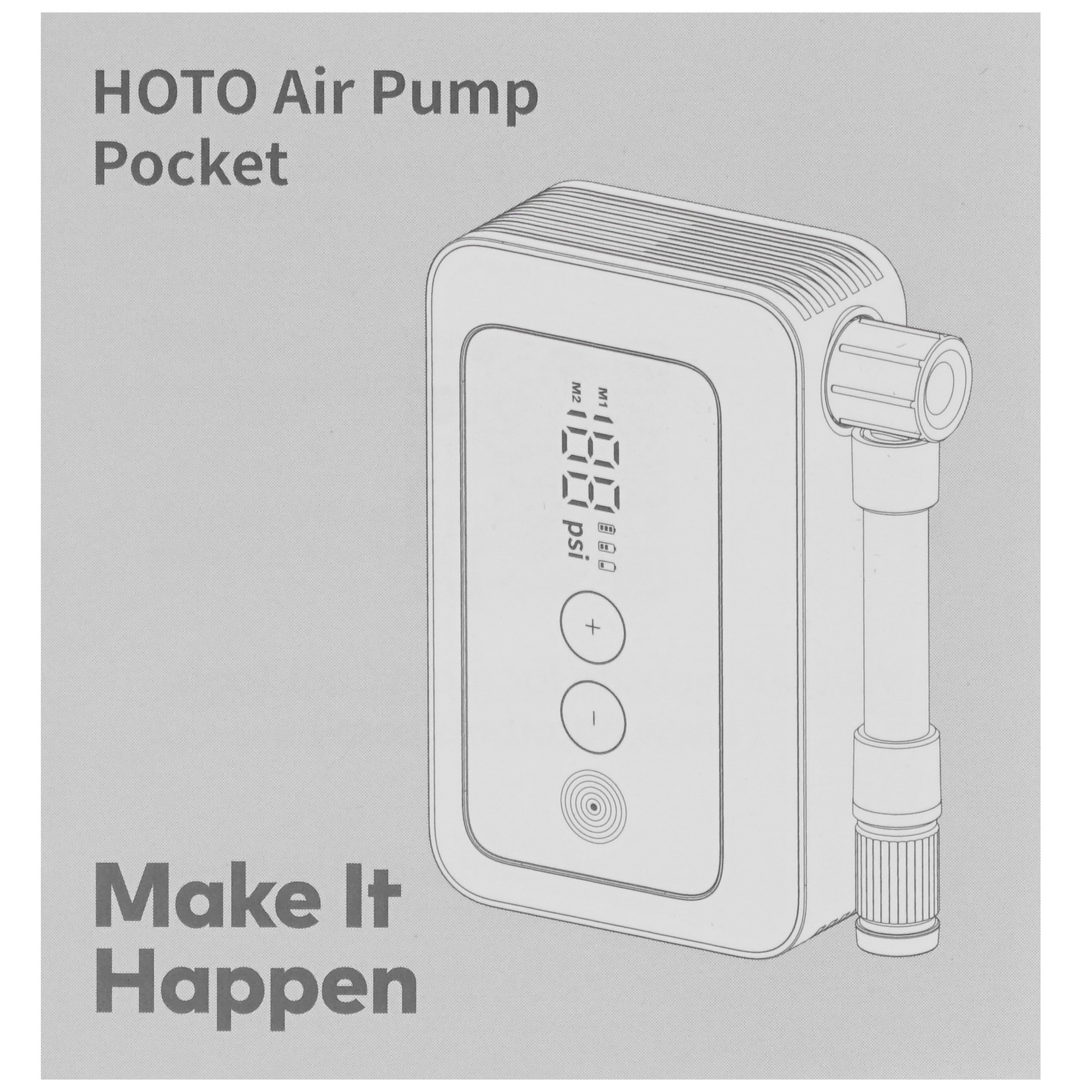 9198584 Компрессор HOTO Air Pump Pocket STDN-0133579 - Вид №5