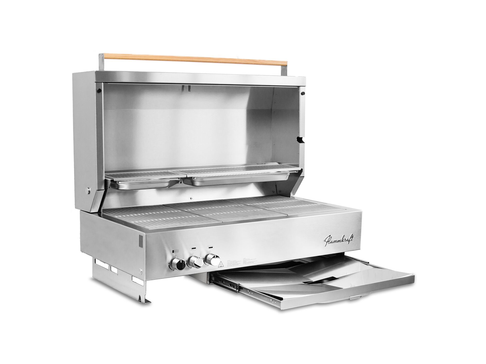 Встраиваемый газовый гриль из нержавеющей стали Flammkraft BLOCK D ARCH-00029170 - Вид №3