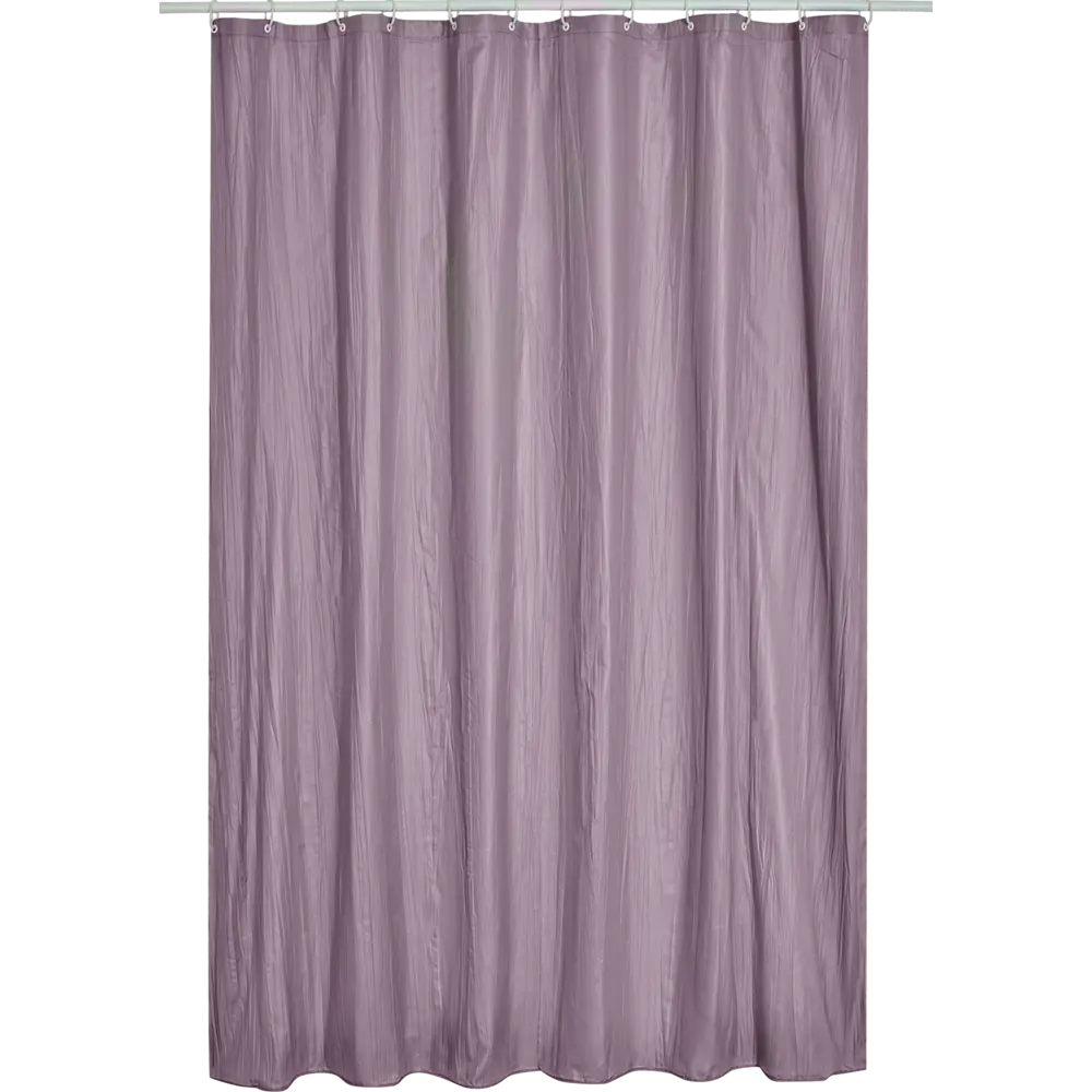 Штора для ванной Raindrops Tafta Crash 180x200 см полиэстер цвет фиолетовый STLM-2106094 - Вид №1