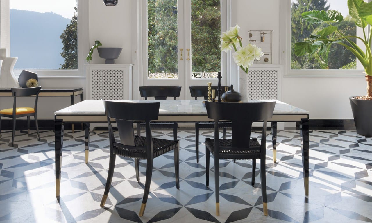 Мраморный прямоугольный обеденный стол OAK Милан ARCH-00125740 - Вид №2