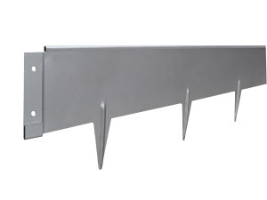 Окантовка клумбы из оцинкованной стали