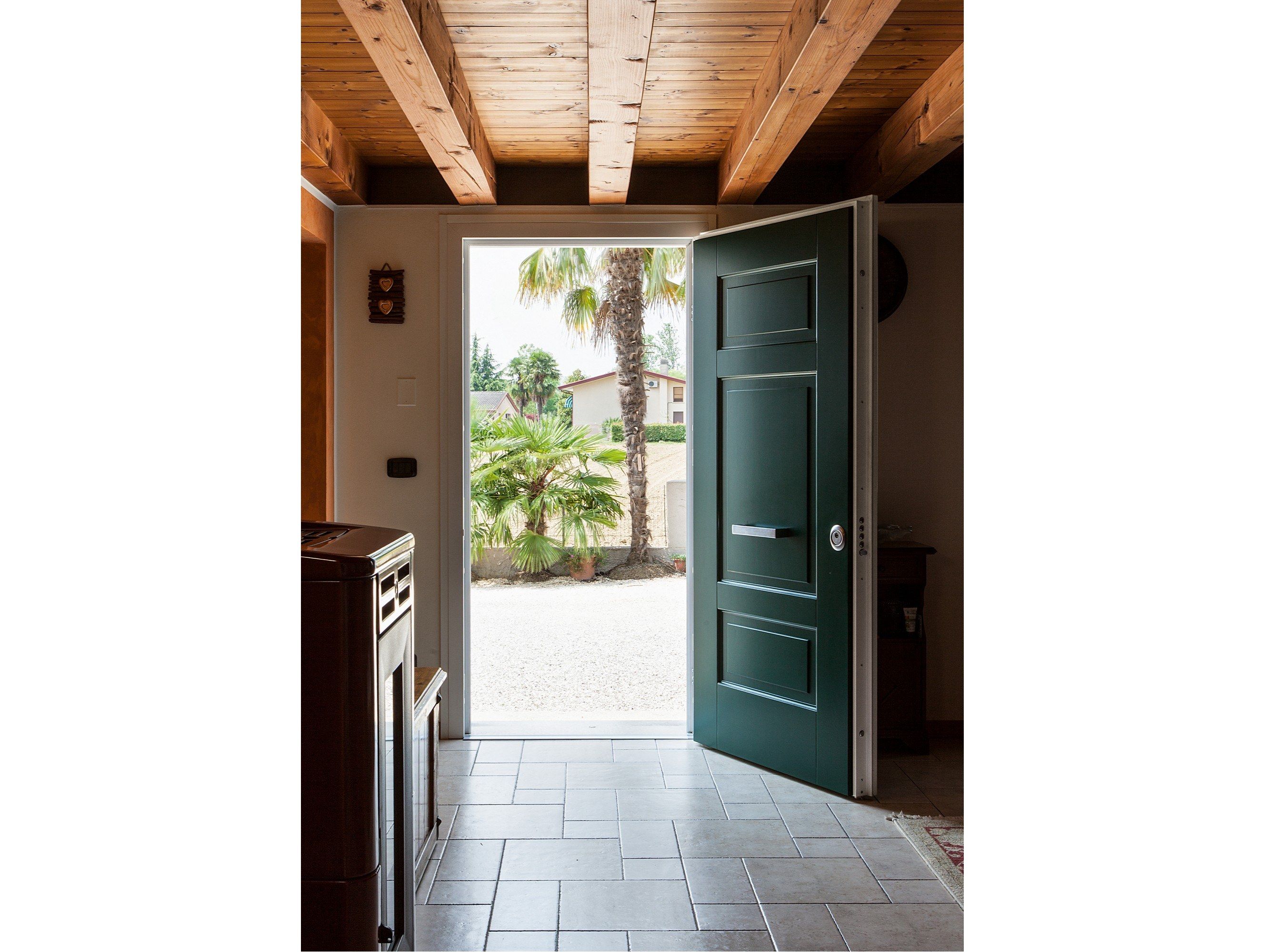 Бронированная входная дверь с открытыми петлями Oikos Evolution ARCH-00074188