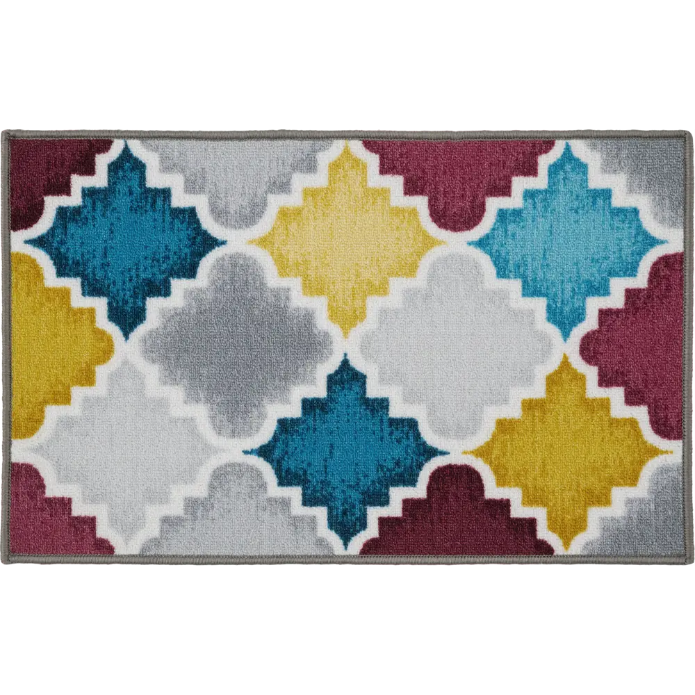 Коврик Стелла 113953 50х80 см нейлон цвет серый CTIM STLM-2143350