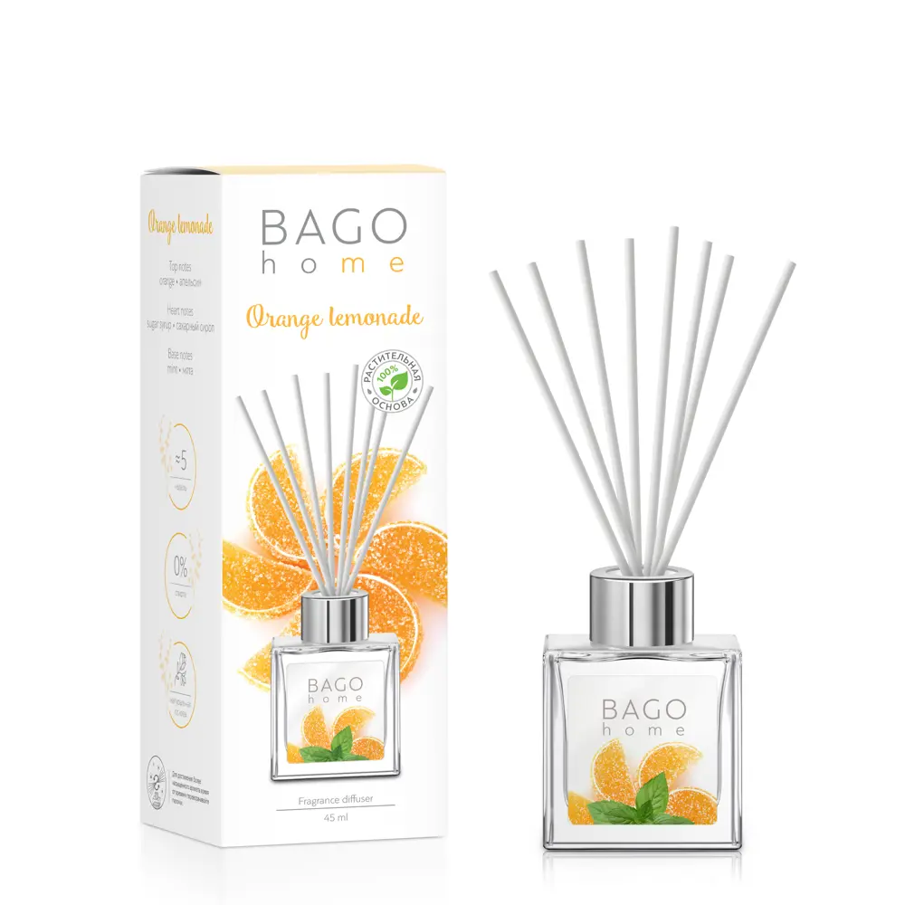 Аромадиффузор Bago Home с цитрусовым настроением 89357954 STLM-1569795