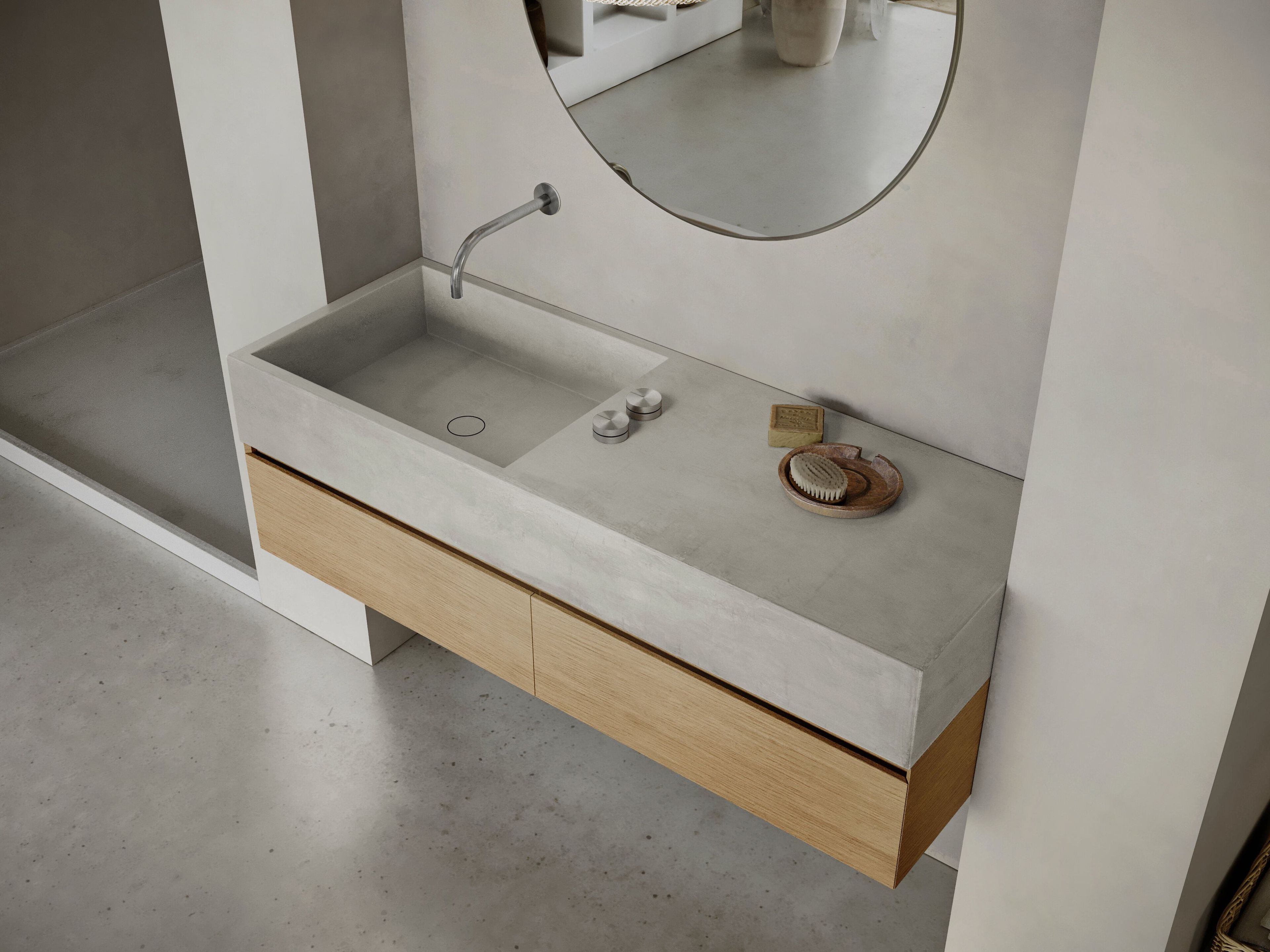 Прямоугольный подвесной одиночный умывальник COCOON Maison ARCH-00045271 - Вид №3