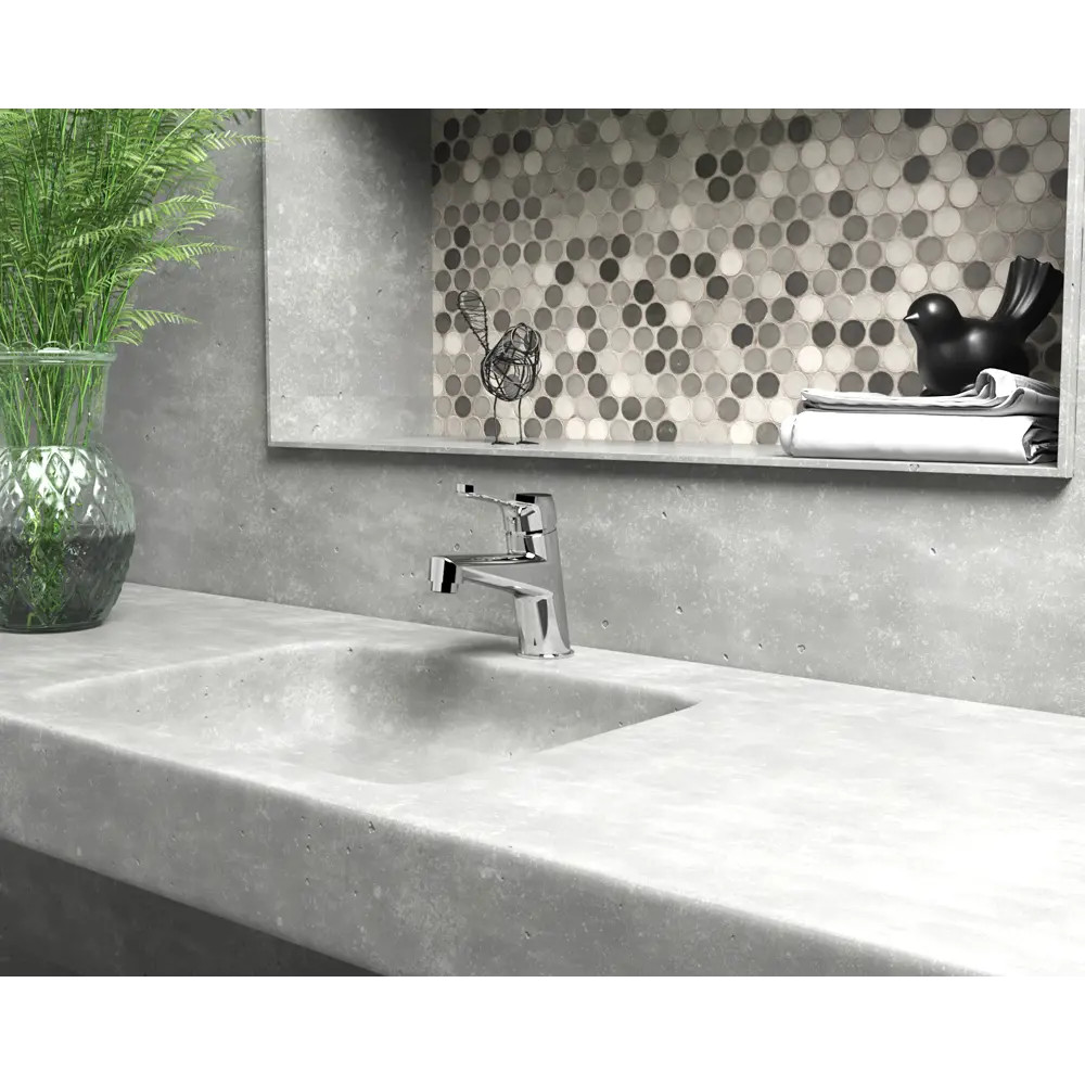 Смеситель для раковины Paini Bios 05CR205LMKM однорычажный цвет хром STLM-2041373 - Вид №3