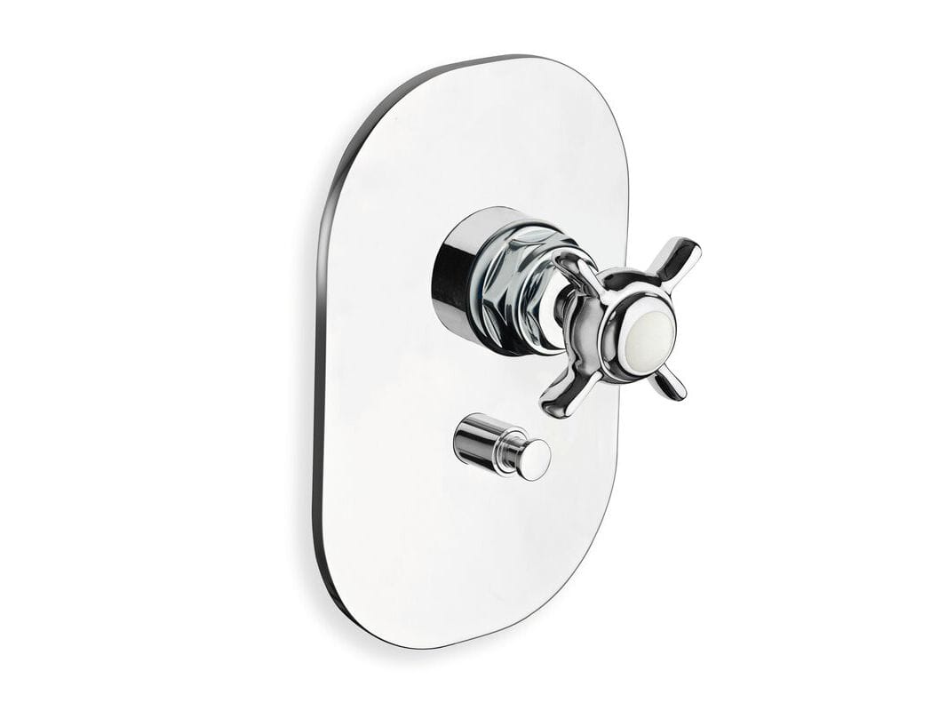 Однорычажный смеситель для душа с пластиной CRISTINA Rubinetterie Лондон ARCH-00108403 - Вид №1