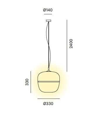 Подвесной светильник из дутого стекла Quadrifoglio Group Design Lighting ARCH-00113323 - Вид №7