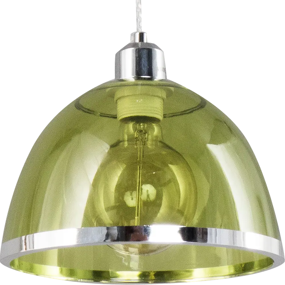 Светильник Globo 1xE27x40 Вт, 23 см, цвет зелёный STLM-2084047 - Вид №1