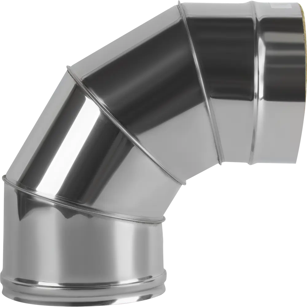 Сэндвич-колено Металлик и Ко 90° D120x200 мм 430/0.8 мм STLM-2047799 - Вид №2