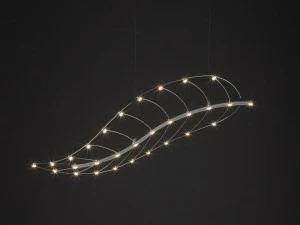 Quasar Светодиодный подвесной светильник прямого и отраженного света из металла Philae