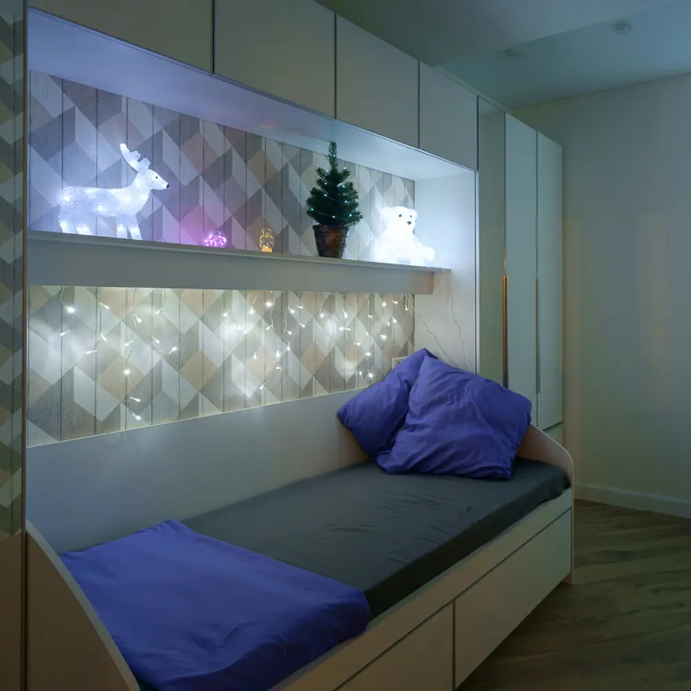 82956762 Гирлянда светодиодная Айсикл 1.8x0.5 м 48 LED цвет белый STLM-1418755 Santreyd  - Вид №3