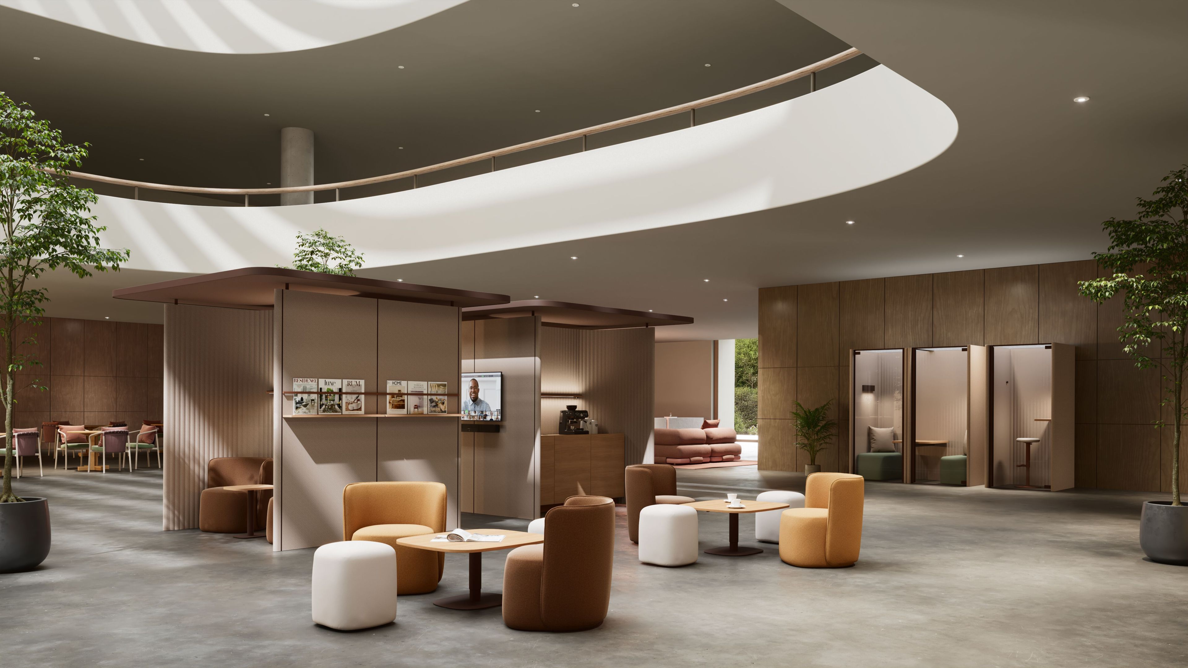 Офисный остров со встроенным освещением Kettal Pi ARCH-00118925 - Вид №1