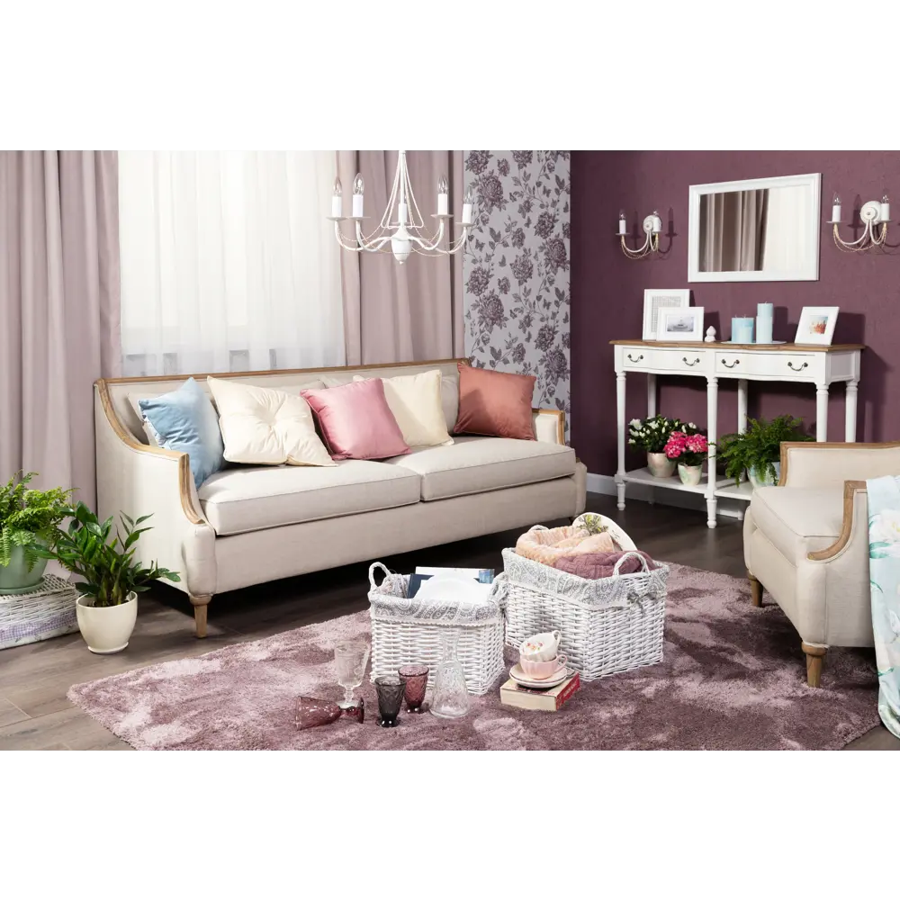 Подушка «Бархат», 40х40 см, цвет пыльная роза LINEN WAY STLM-2052067 - Вид №5