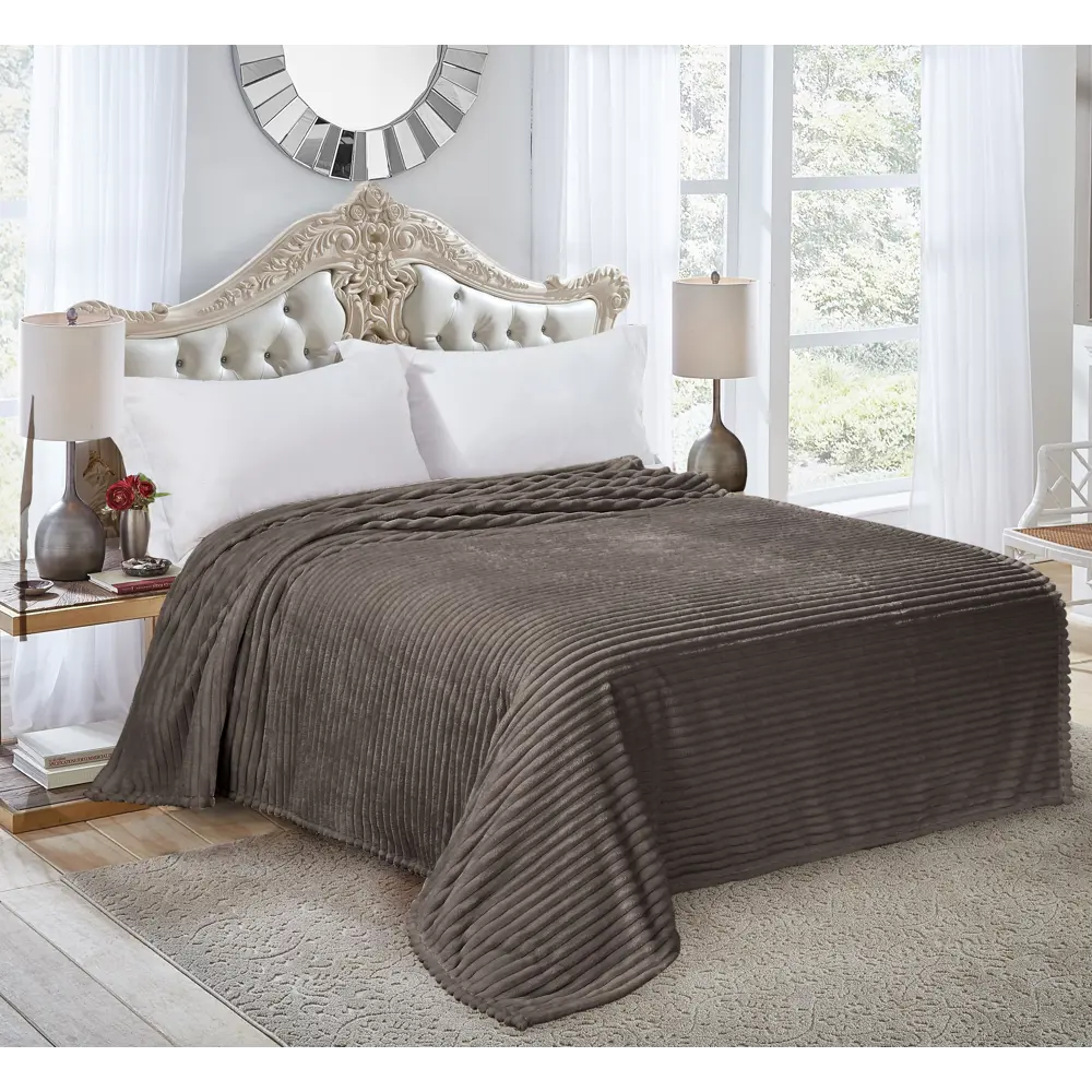 СТОЛИЦА ТЕКСТИЛЯ — Плед Strips из велсофта для уютного отдыха 89312863 STLM-1063551 - Вид №3