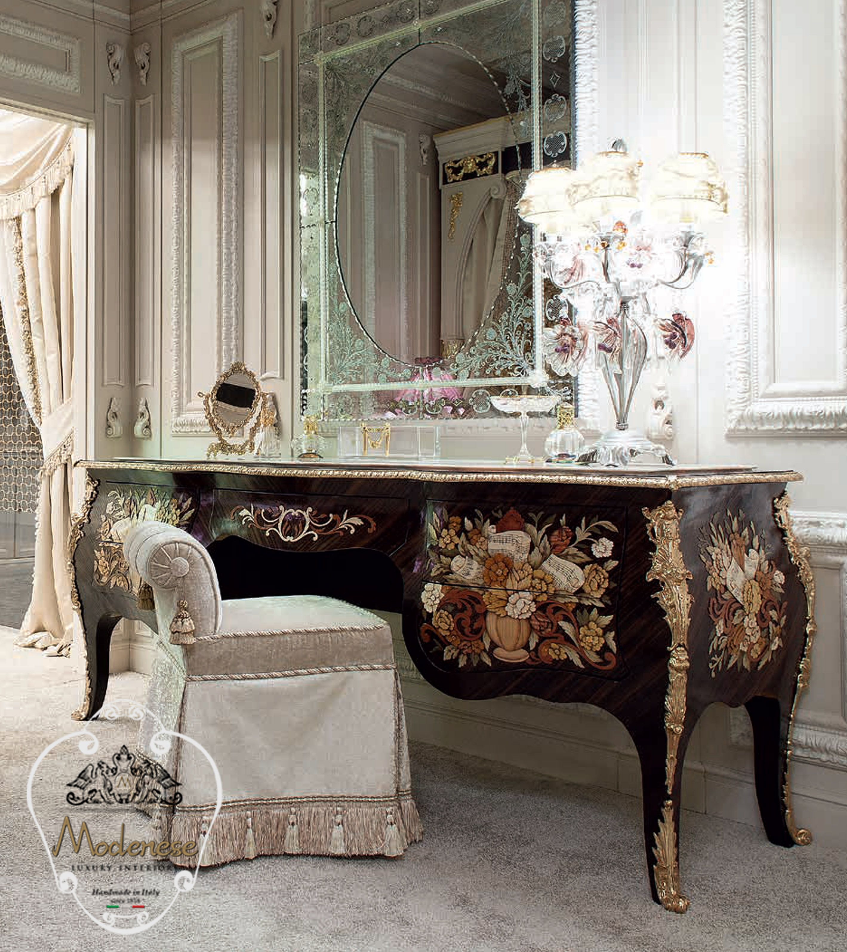 Деревянный туалетный столик Modenese Luxury Interiors Royal ARCH-00034270 - Вид №1