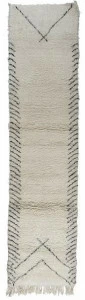 AFOLKI Прямоугольный шерстяной коврик с длинным ворсом Beni ourain Taa1165be