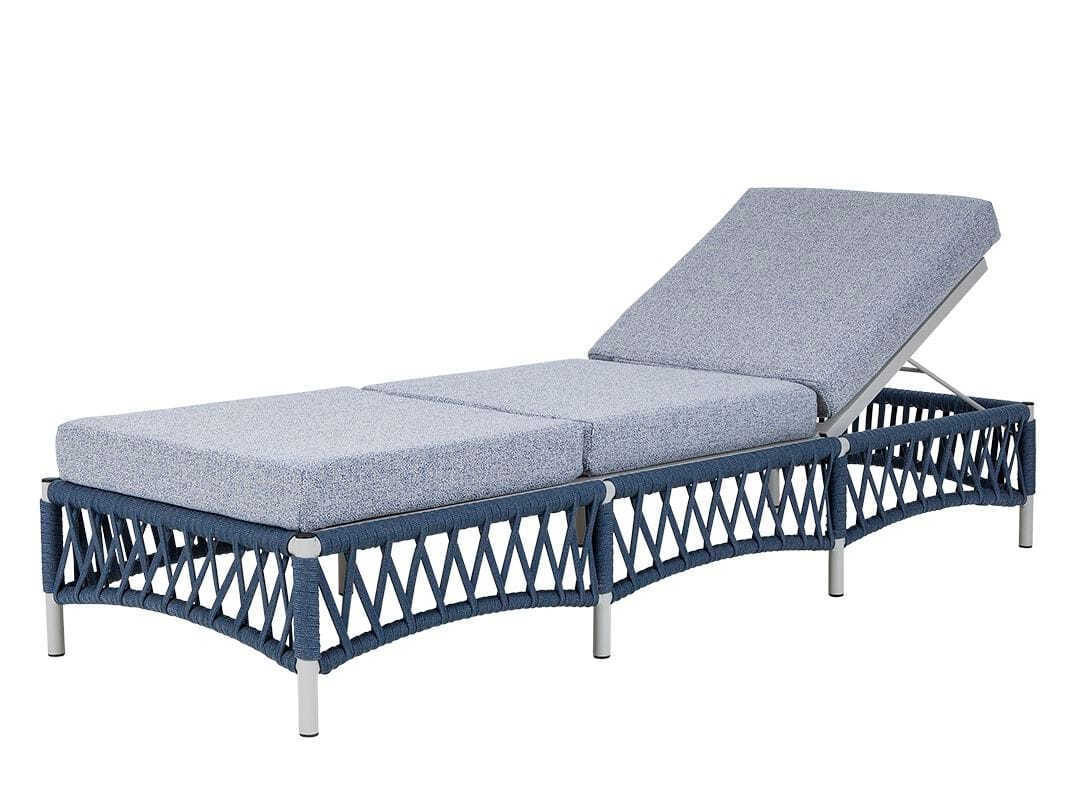Тканевая откидная Садовая кровать с металлическим основанием и веревкой Rever Канны ARCH-00036426