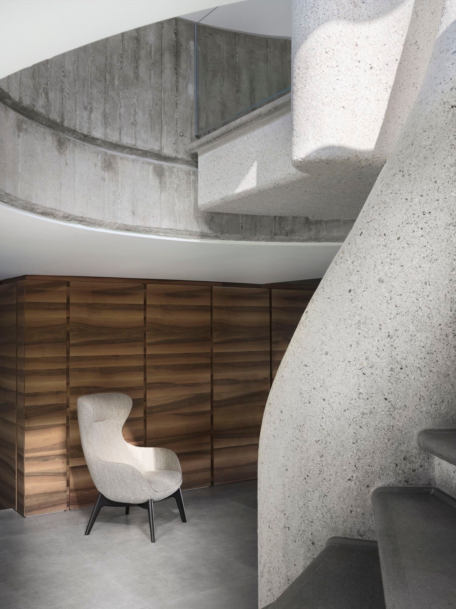 Тканевое вращающееся кресло NICOLINE ISEO ARCH-00116279 - Вид №2