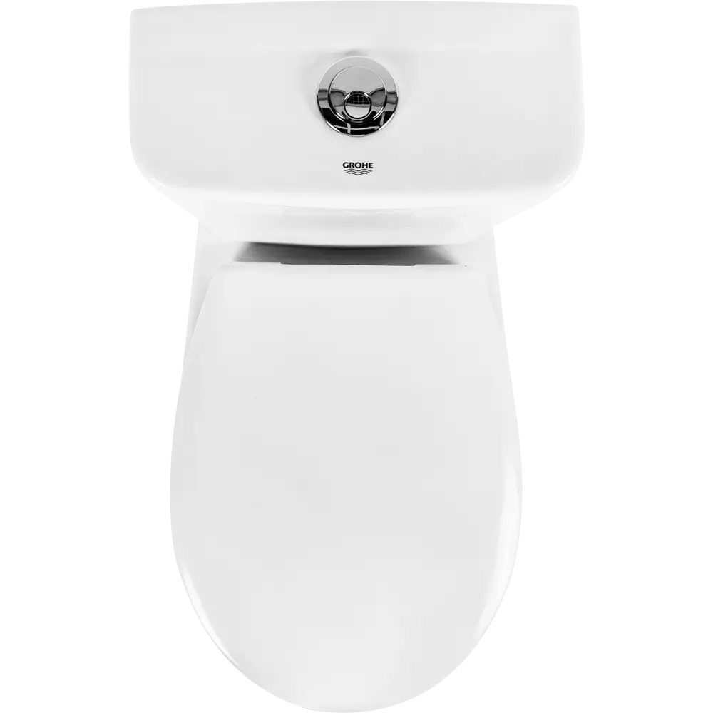 Унитаз-компакт Grohe Bau Ceramic 39604000 горизонтальный выпуск двойной слив STLM-2034342 - Вид №5