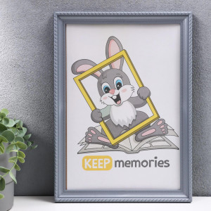 90335249 Рамка 3935900, 21х30 см, пластик, цвет серебристый Keep memories STLM-0189496 KEEP MEMORIES