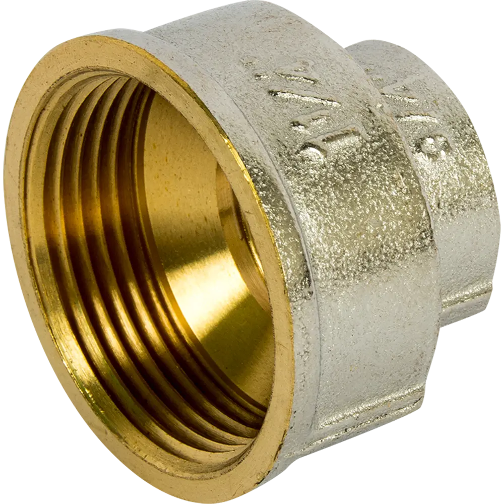 Муфта переходная 1 1/4"x3/4" ВР мм никелированная латунь 027-8950 81962414 STLM-2164191 Santreyd 