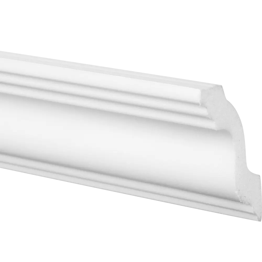 Плинтус потолочный экструдированный полистирол Inspire 06004E белый 40x45x2000 мм STLM-2020194