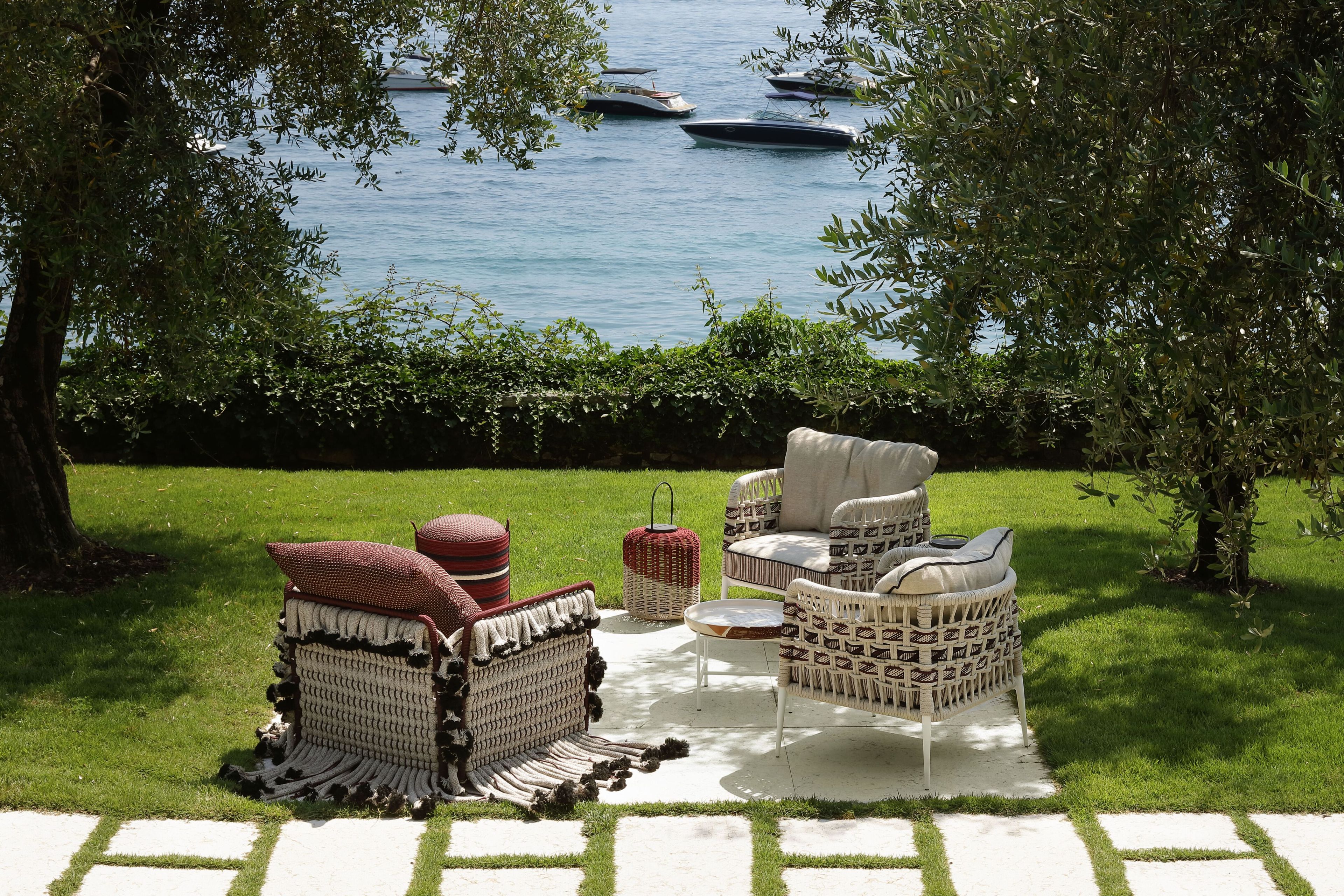 Алюминиевое уличное кресло с плетением Nodo Italia Antonio Marras + Nodo Italia ARCH-00088609 - Вид №10