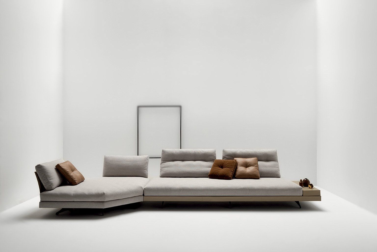 Секционный угловой диван из ткани VALENTINI камень ARCH-00081057 - Вид №8