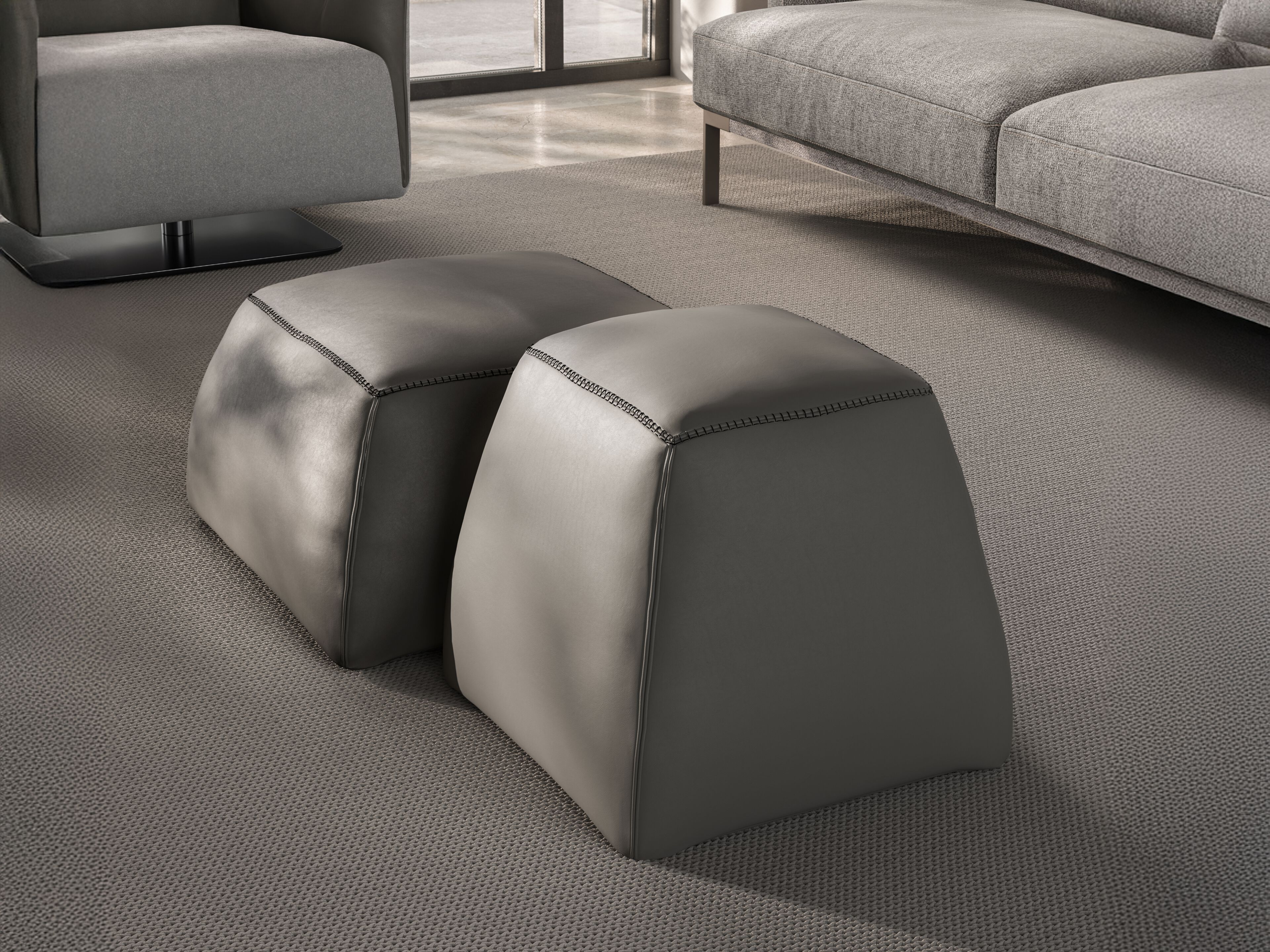 Квадратный пуф Natuzzi Italia бис ARCH-00107778 - Вид №4