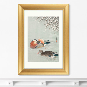 91278098 Картина «» Mandarin ducks, 1936г. STLM-0532752 КАРТИНЫ В КВАРТИРУ