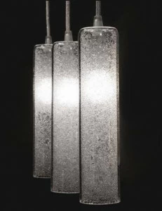 ENGI Светодиодная подвесная лампа из дутого стекла  Enlu