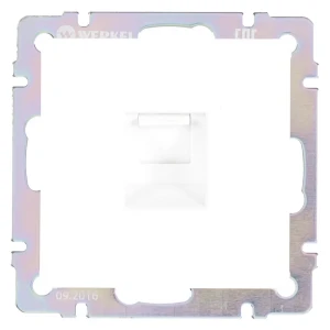 Телефонная розетка встраиваемая Werkel RJ11, цвет белый