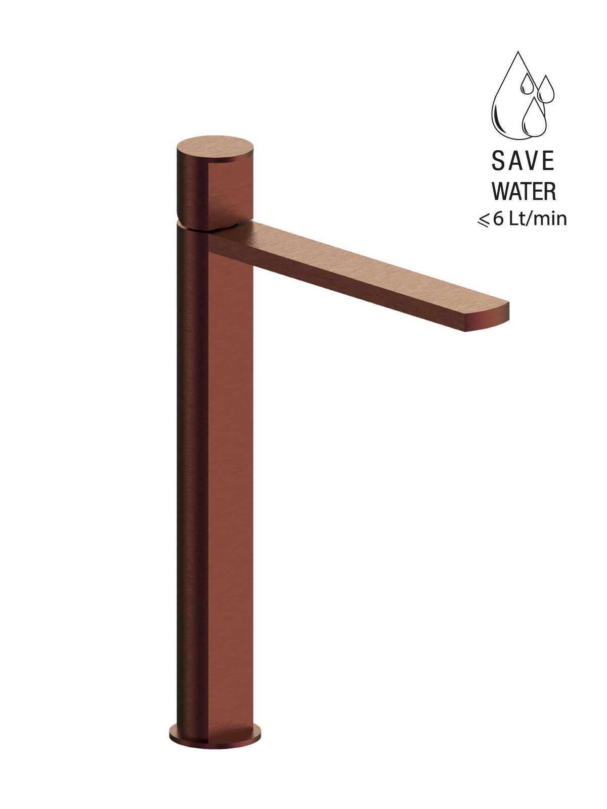 Смеситель для раковины из нержавеющей стали с одной ручкой Rubinetterie Frattini Borgia ARCH-00056493 - Вид №2