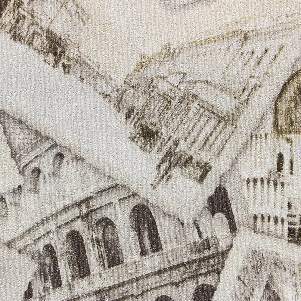 Обои флизелиновые Аспект ру Город бежевые 1.06 м 70094-28 STLM-2114704 - Вид №1