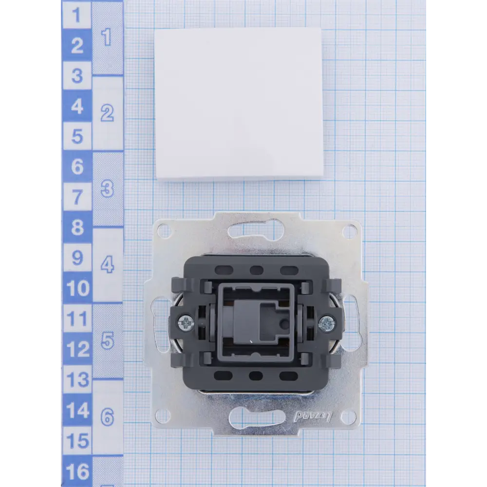 Выключатель Lezard Karina цвет белый STLM-2037244 - Вид №5