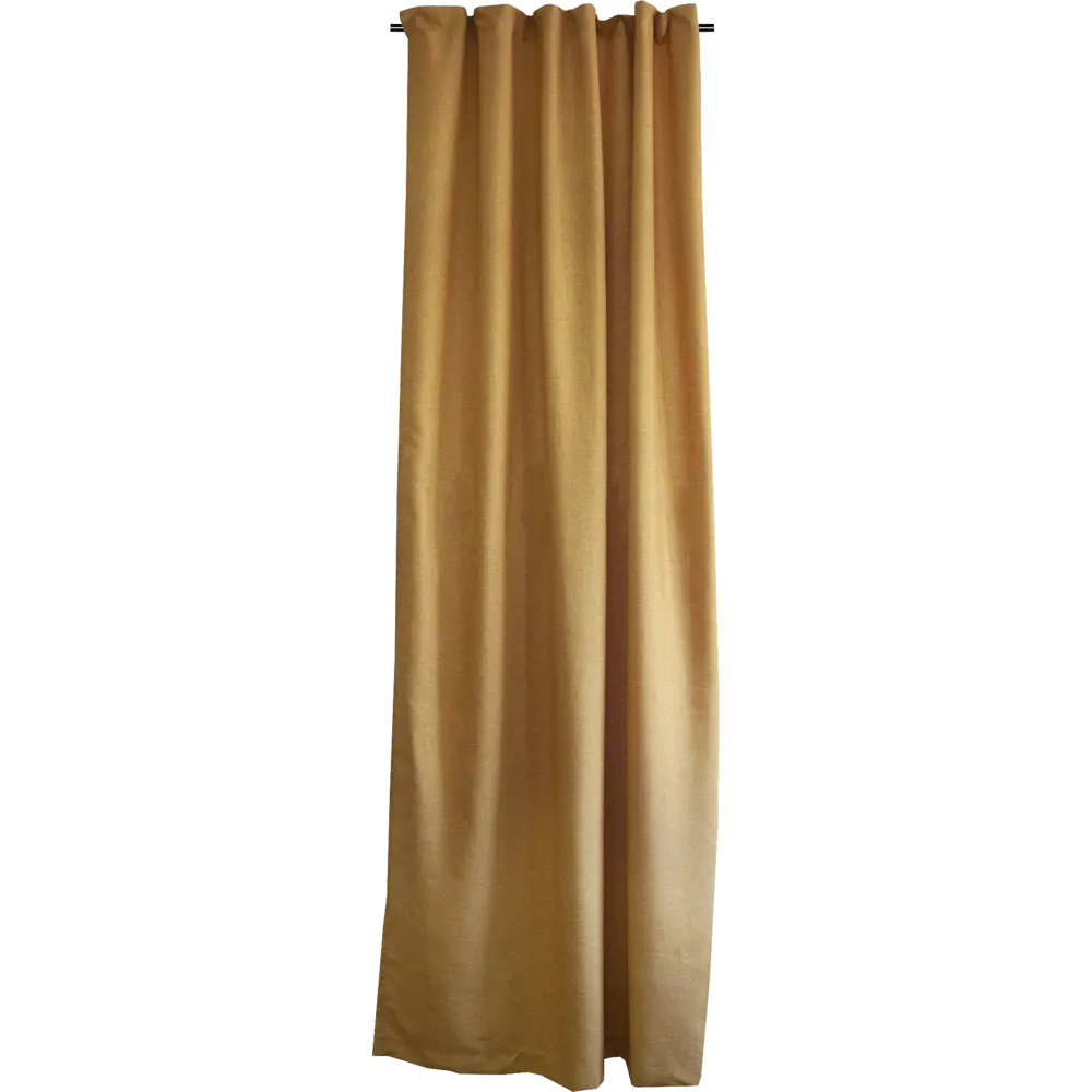 Штора на ленте Seasons Looks 140х260 см Solemio1 цвет желтый STLM-2028061