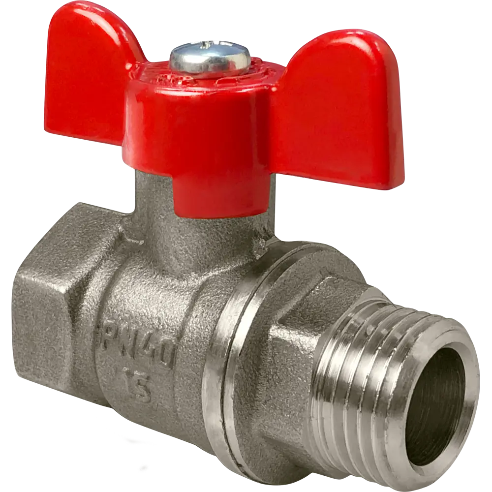 Шаровой кран Valfex 1" с никелированной ручкой 84505445 STLM-1488541
