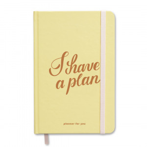 548740 Планер Мини "I Have A Plan" Yellow, 256 страниц Orner