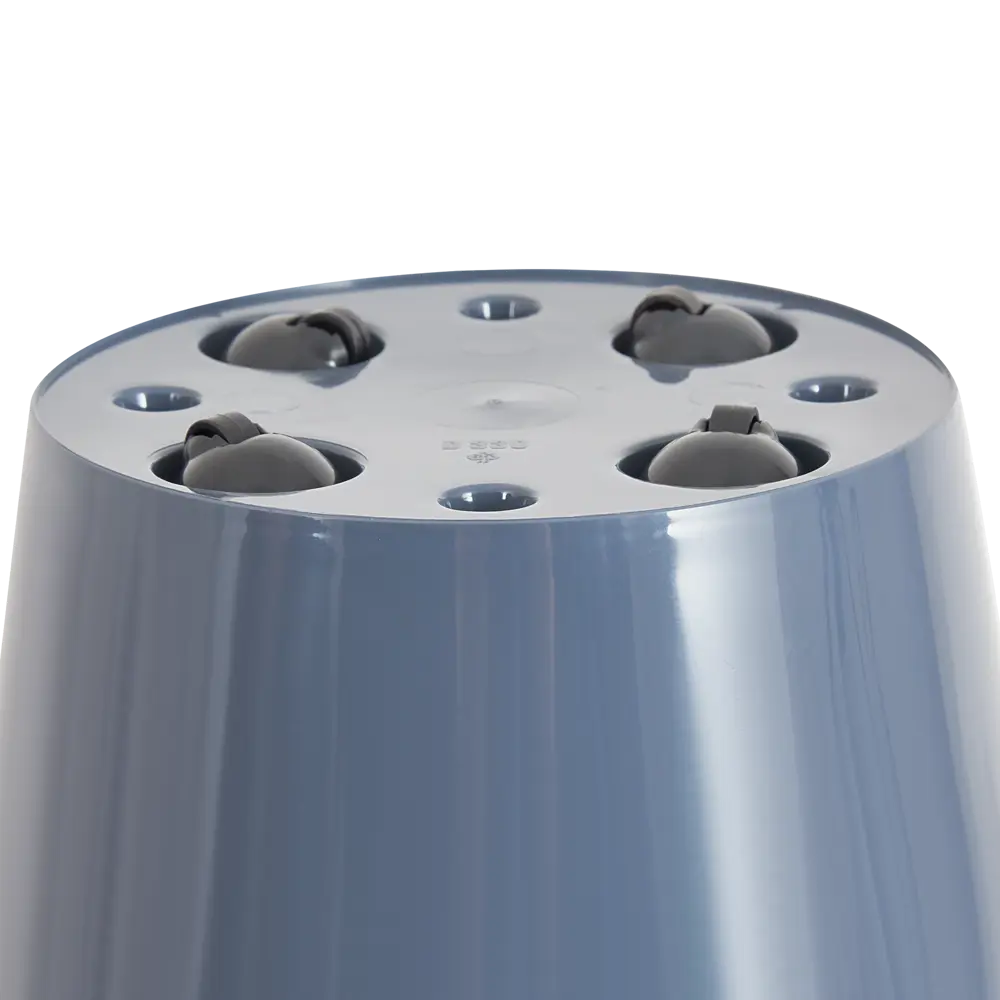 83994170 Кашпо Idi land London ø33 h30.5 см v16 л пластик серый STLM-0045969 - Вид №2