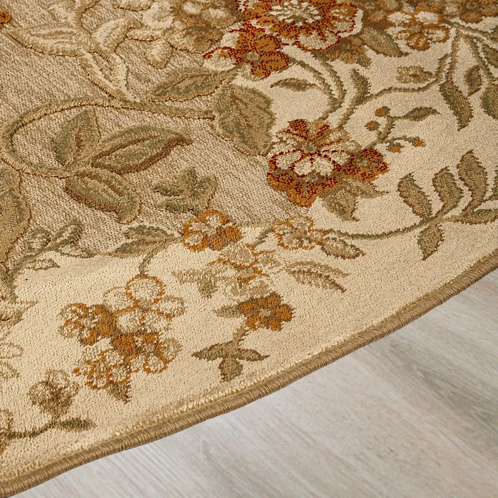 Ковер Genova круг ø160 см вискоза 027/636260 цвет бежевый RAGOLLE STLM-2100957 - Вид №2