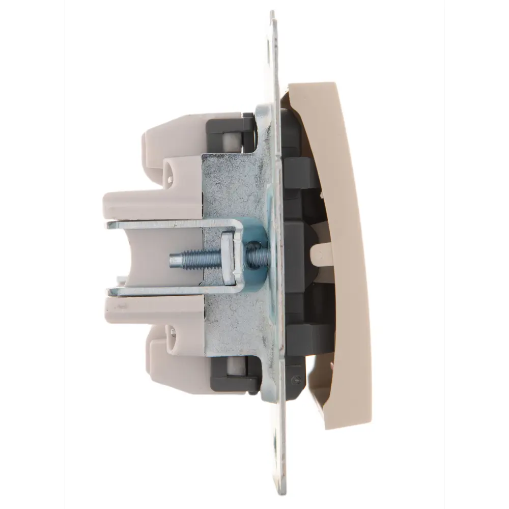 Выключатель Lezard Karina с подсветкой цвет кремовый STLM-2179112 - Вид №2