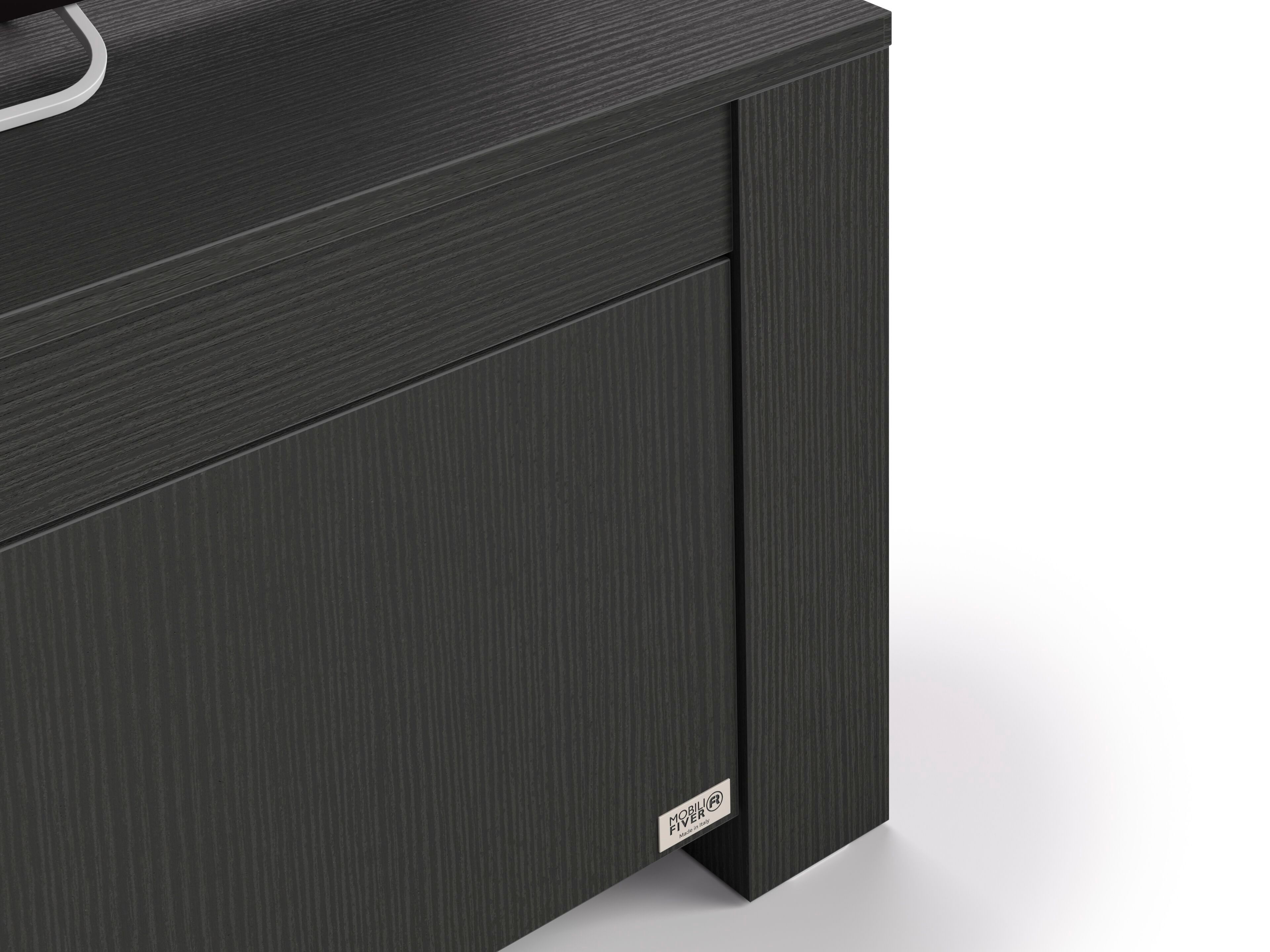 ТВ шкаф / шкаф из черного ясеня Mobili Fiver Rachele ARCH-00044671 - Вид №3