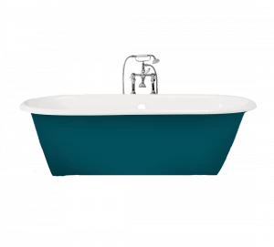 Gentry Home Bexley Cast iron bathtubs with feet Ral 5009 GH101029
