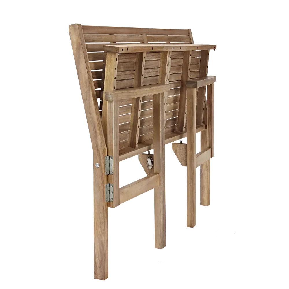 Скамья садовая Naterial Solis 120х55х90 см дерево светло-коричневая STLM-2177163 - Вид №3