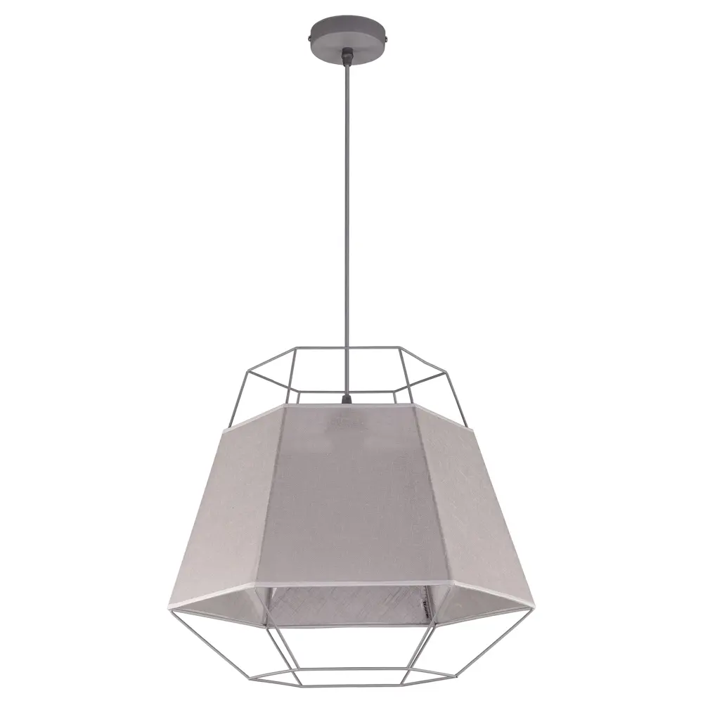 Подвес Cristal 1хE27х60 Вт, цвет серый 18818329 STLM-2113318 Santreyd 