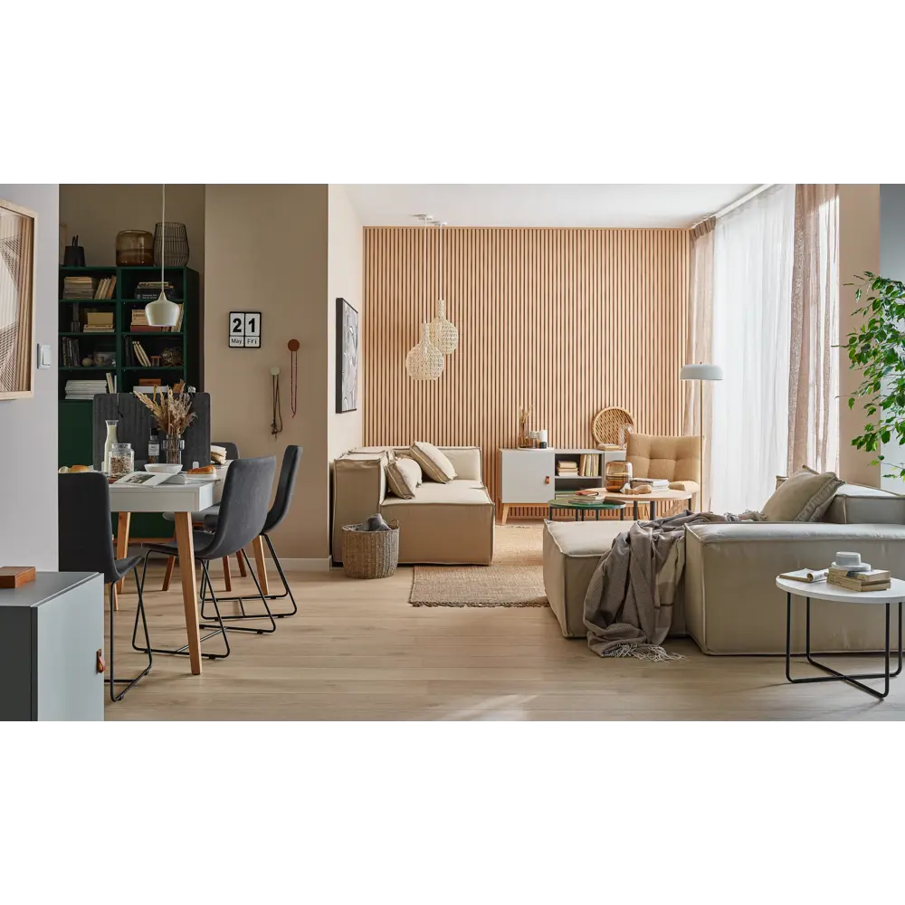 Боковая планка левая Line Trimrio M-Line Trim 42x12x2650 мм ПВХ цвет Natural 85517726 STLM-2186313 VILO  - Вид №3