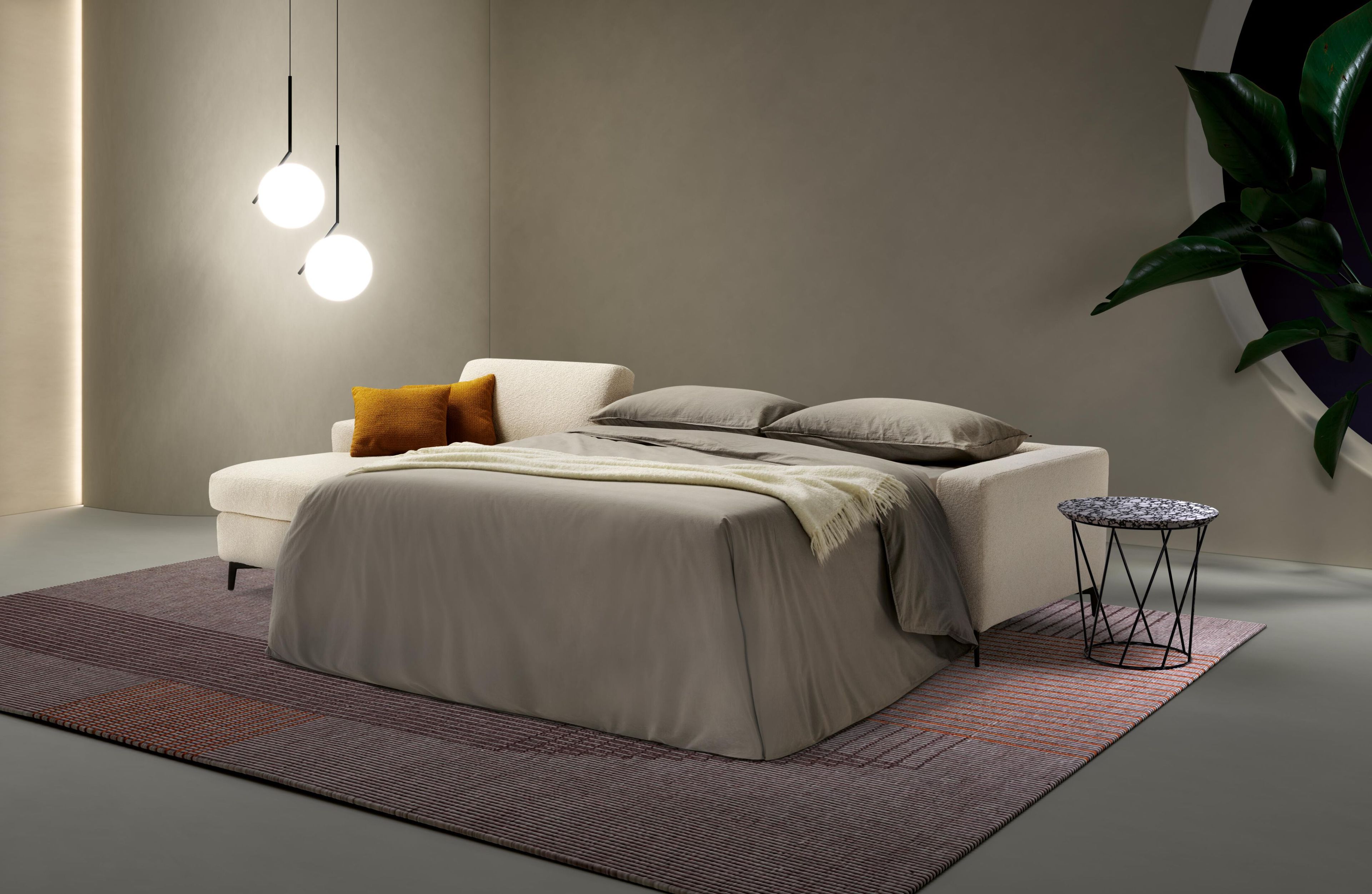 Тканевый раскладной диван-кровать с полуостровом Dienne Salotti Views II ARCH-00059751 - Вид №4