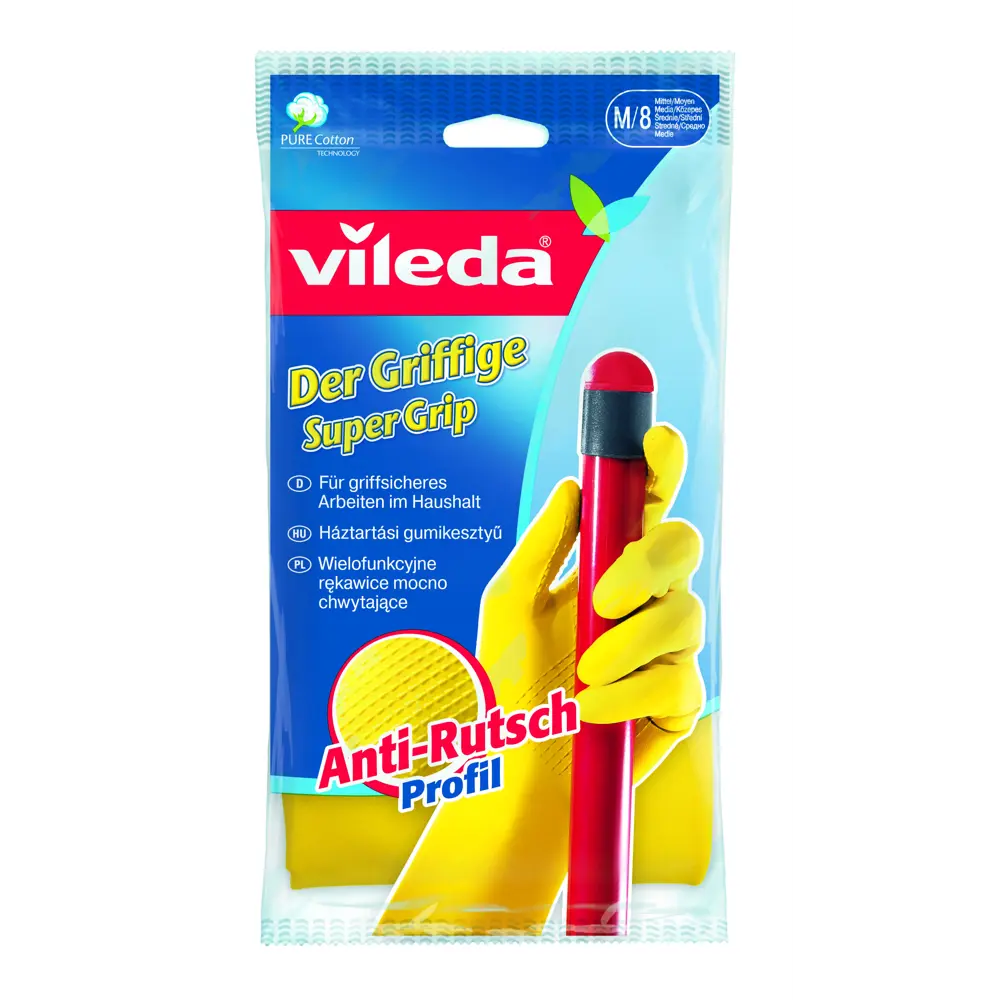 Перчатки универсальные Виледа размер М VILEDA STLM-2116994 - Вид №2