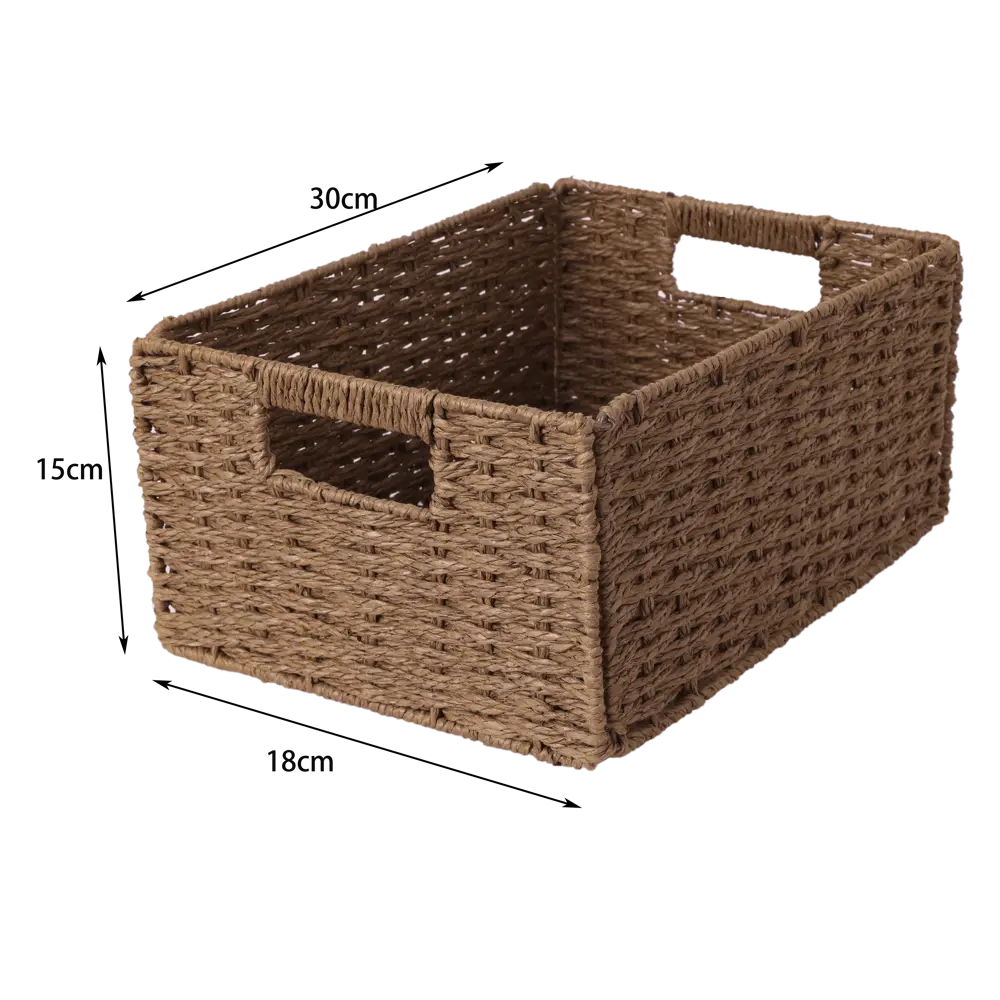Корзина Konsensa 18x15x30 см бумага цвет коричневый 89439455 STLM-2151547 